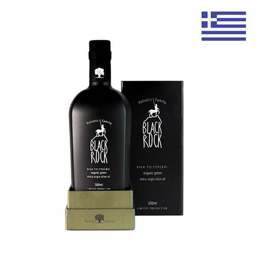 Voliotis Family 'BlackRock' Organic Extra Virgin Olive Oil (500ml) - 100% Amfissas - Unfiltered