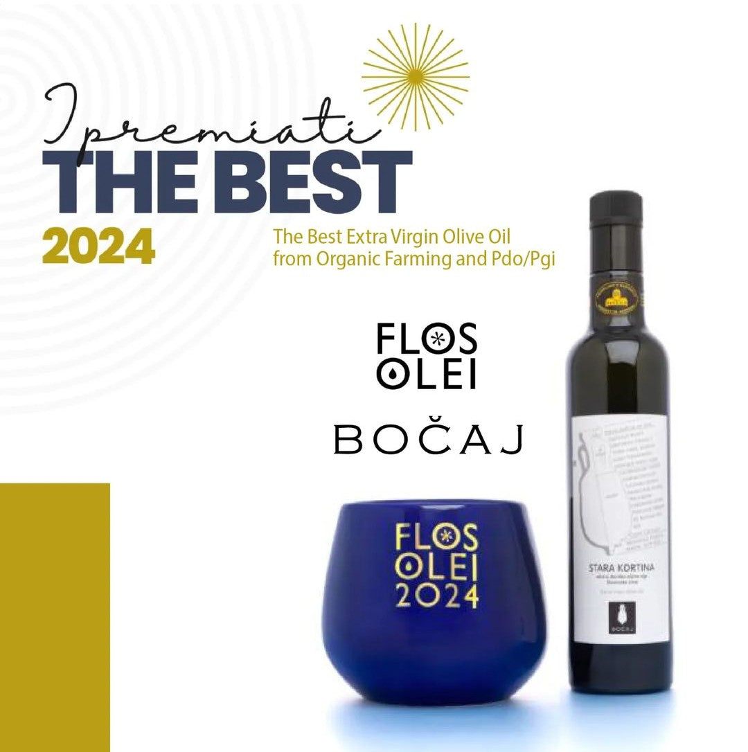 Bocaj Stara Kortina Cuveé Bio Extra Virgin Olive Oil (500ml) - Buga, Leccino & Frantoio Blend