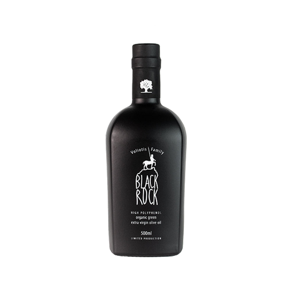Voliotis Family 'BlackRock' Organic Extra Virgin Olive Oil (500ml) - 100% Amfissas - Unfiltered