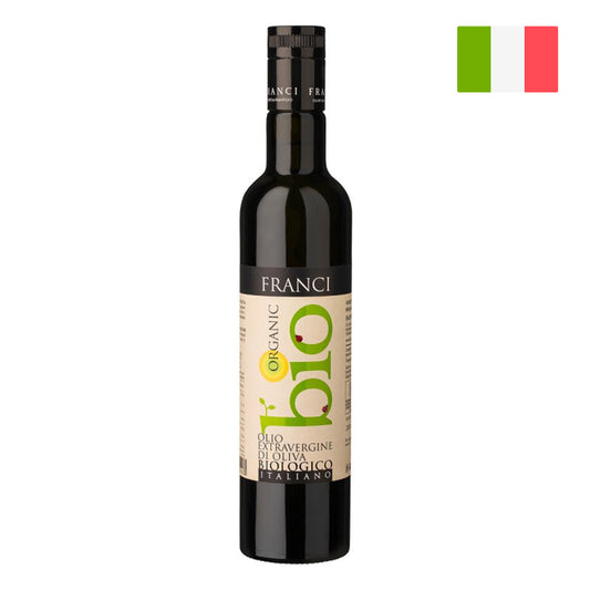 Franci Biologico Italiano Organic Extra Virgin Olive Oil (500 ml) - Frantoio, Moraiolo, Leccino & Olivastra Blend