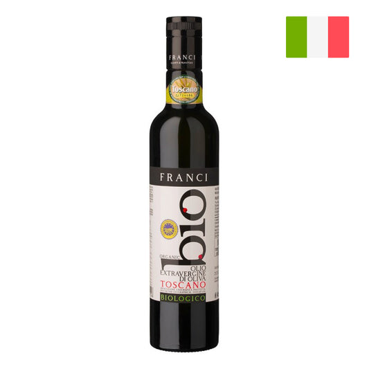 Franci Biologico IGP Toscano Organic Extra Virgin Olive Oil (500 ml) - Frantoio, Moraiolo, Leccino & Olivastra Blend