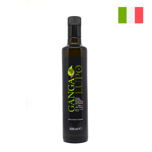GangaLupo Extra Virgin Olive Oil (500ml) - 100% Coratina