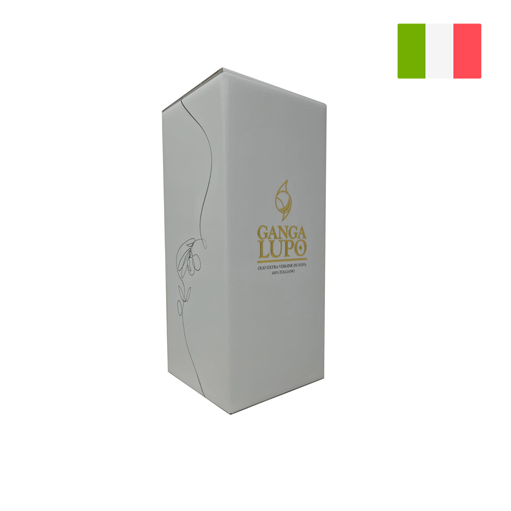 GangaLupo Extra Virgin Olive Oil (500ml Green Ceramic) - 100% Coratina