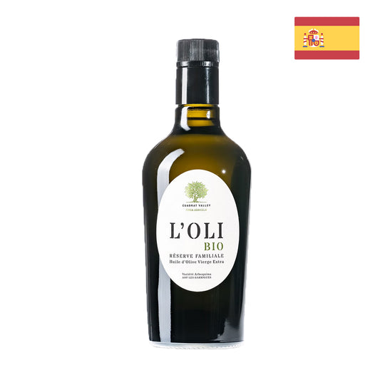 Cuadrat Valley L'OLI Bio Extra Virgin Olive Oil (500 ml) - 100% Arbequina