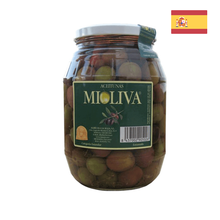 Load image into Gallery viewer, MiOliva - Seasoned Olives - Unpitted (550g)
