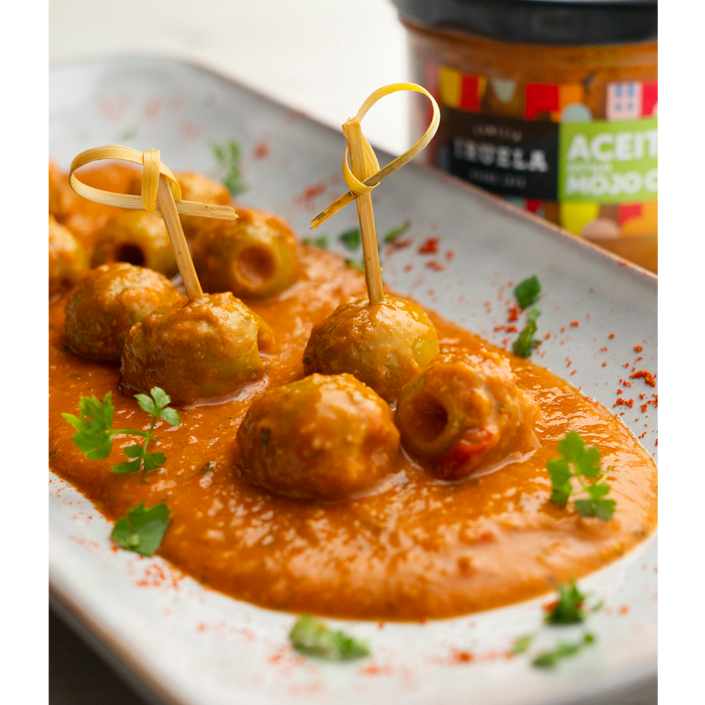 IRUELA - Mojo Canario Olives - Pitted (200g)
