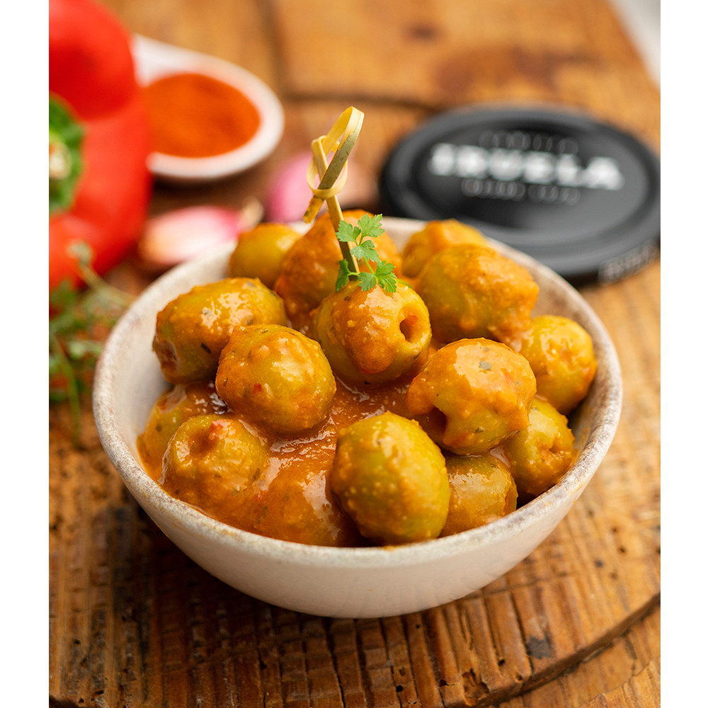 IRUELA - Mojo Canario Olives - Pitted (200g)