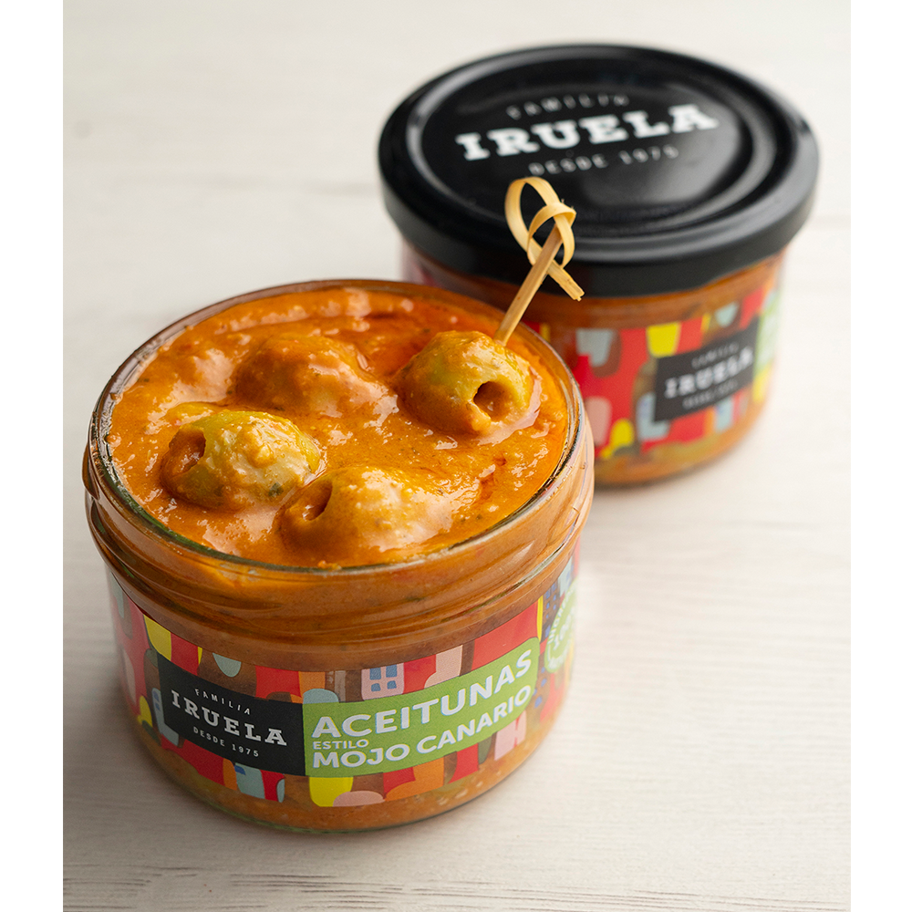 IRUELA - Mojo Canario Olives - Pitted (200g)