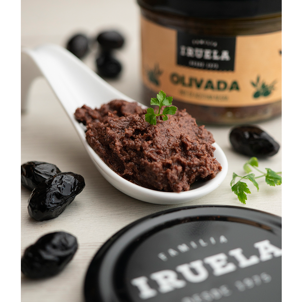 IRUELA - Black Olive Pâté - 'Olivada' - (200g)