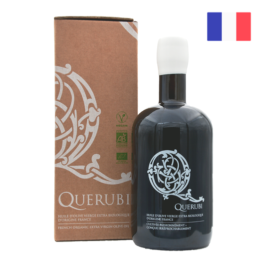 Querubi Organic Extra Virgin Olive Oil (500ml) - Poumal, Verdale, Oliviere & Picholine