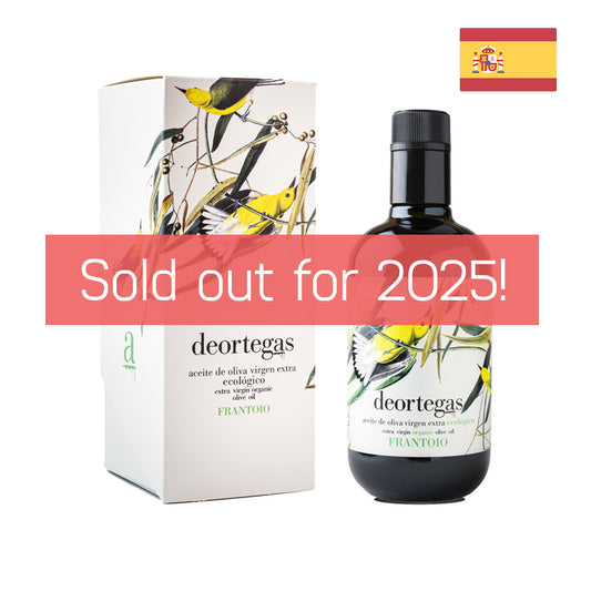 Deortegas Organic Extra Virgin Olive Oil (500 ml) - 100% Frantoio