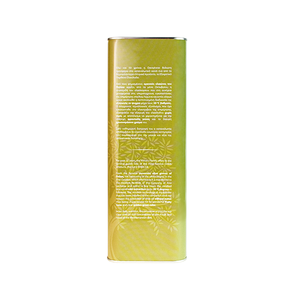 Voliotis Family Virgin Olive Oil (5L CAN) - 100% Amfissas - Unfiltered