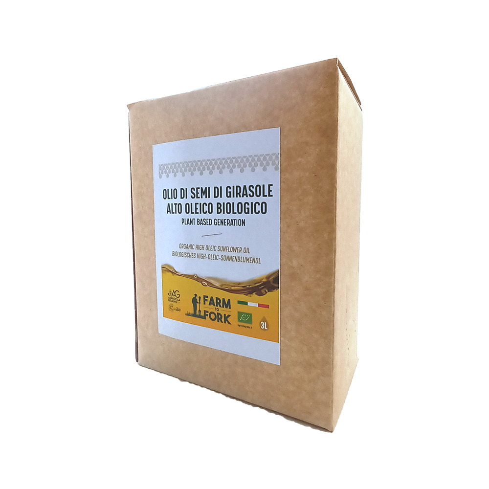 Agricola Grains Refined Organic High Oleic Sunflower Oil (3L BIB)