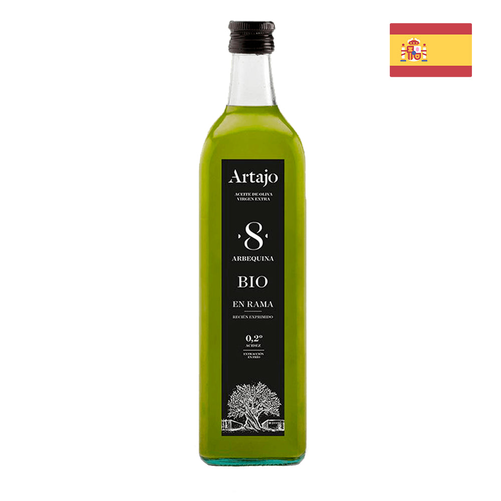 Artajo 8 'EN RAMA' Bio Unfiltered Extra Virgin Olive Oil (1000 ml) - 100% Arbequina