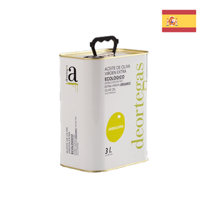 Deortegas Organic Extra Virgin Olive Oil (3L CAN) - 100% Arbequina