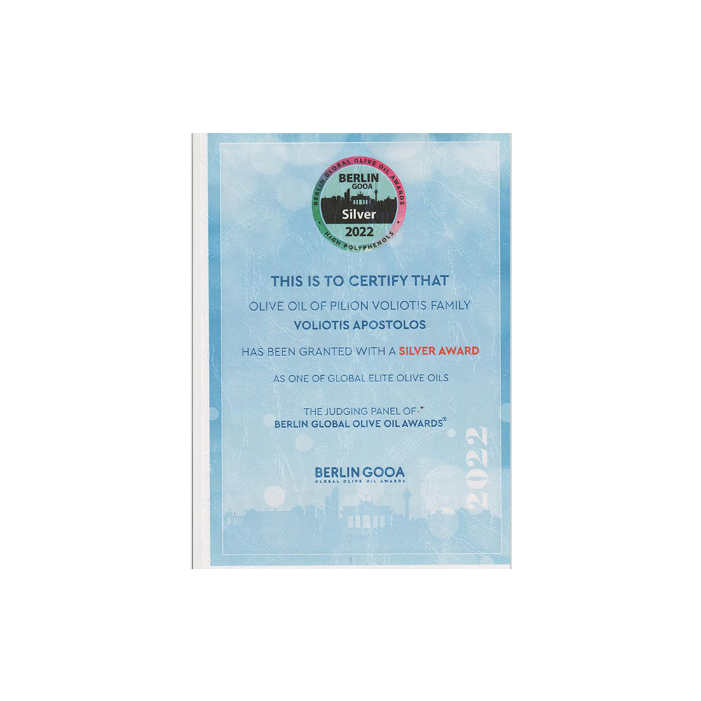 Voliotis Family 'BlackRock' Organic Extra Virgin Olive Oil (500ml) - 100% Amfissas - Unfiltered