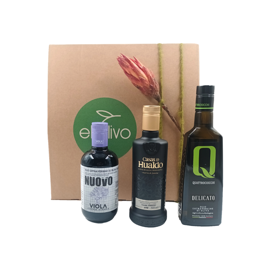 ‘The Best Of The Best’ Gift Box – Set of Premium Extra Virgin Olive Oils (3x500ml)