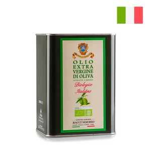 Bacci Noemio Organic Extra Virgin Olive Oil (3L CAN) – Moraiolo, Frantoio & Leccino Blend