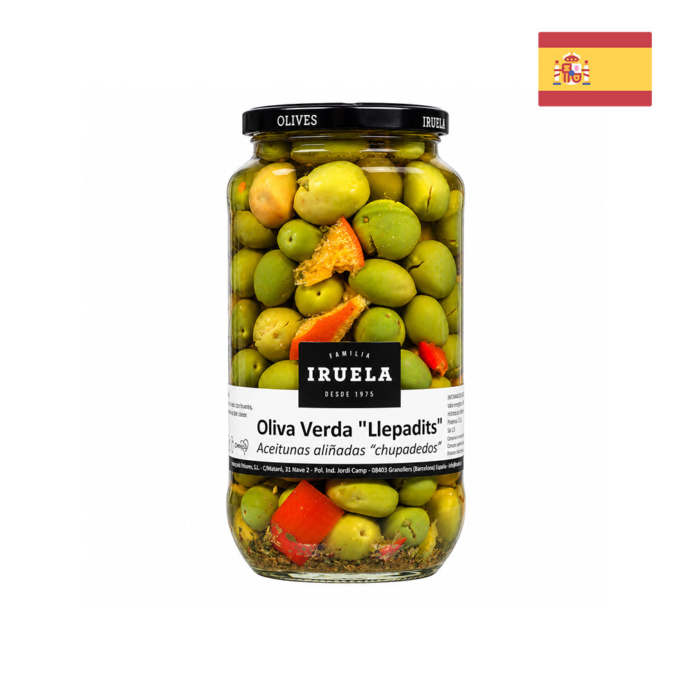 IRUELA - 'Chupadedos' Olives - Unpitted (1950g)