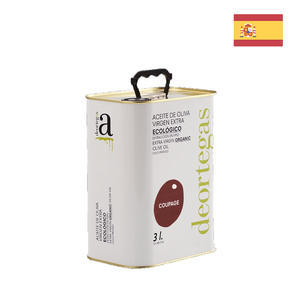 Deortegas Coupage Organic Extra Virgin Olive Oil (3L CAN) - Arbequina, Picual, Cornicabra & Hojiblanca Blend