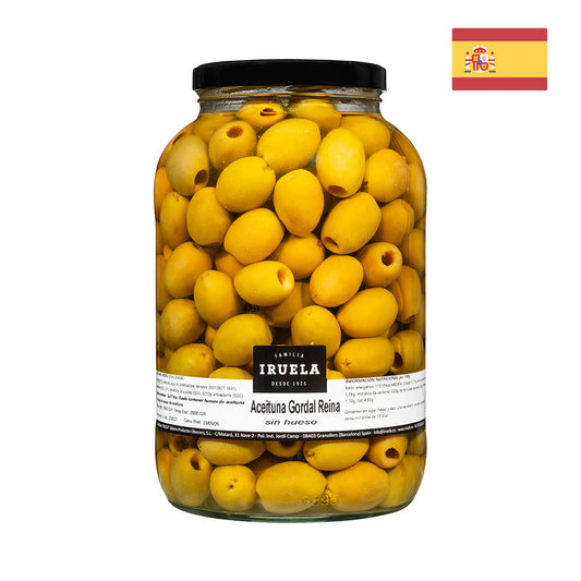 IRUELA - Gordal Reina Olives - Pitted (3950g)