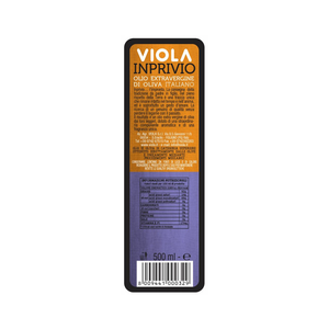 Viola Inprivio Extra Virgin Olive Oil (500ml) - 100% Frantoio