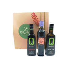 Load image into Gallery viewer, Essence of Italy Gift Box – Set of Premium Extra Virgin Olive Oils (3x500ml)
