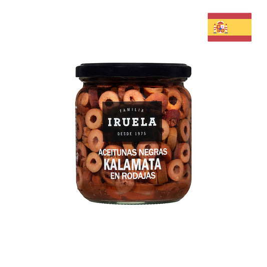 IRUELA - Kalamata Olives - Sliced (370g)