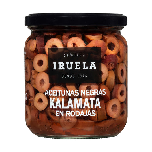 IRUELA - Kalamata Olives - Sliced (370g)
