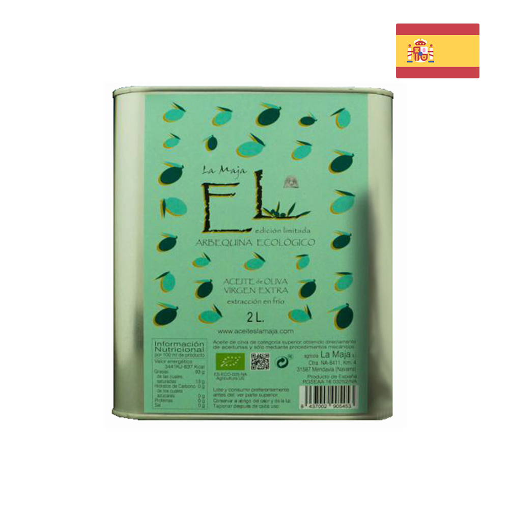 La Maja Bio Extra Virgin Olive Oil (2L CAN) - 100% Arbequina