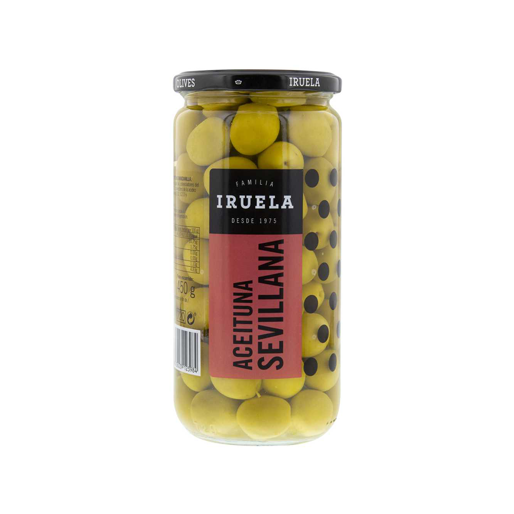 IRUELA - Manzanilla Olives - Unpitted (720g)