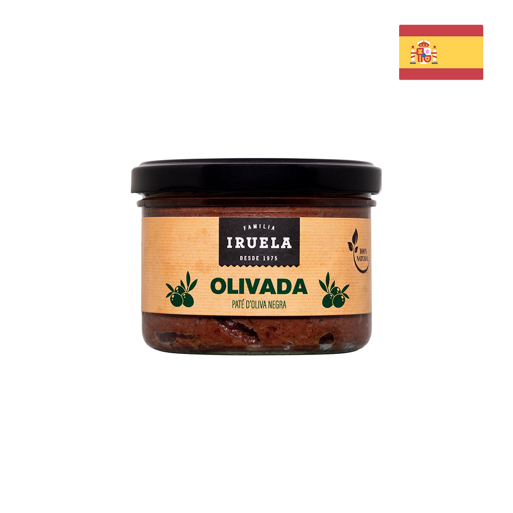 IRUELA - Black Olive Pâté - 'Olivada' -  (200g)