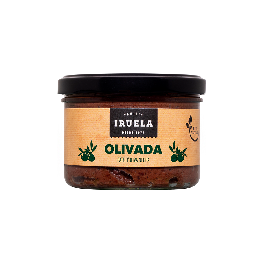 IRUELA - Black Olive Pâté - 'Olivada' -  (200g)