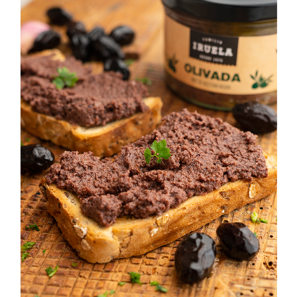 IRUELA - Black Olive Pâté - 'Olivada' -  (200g)