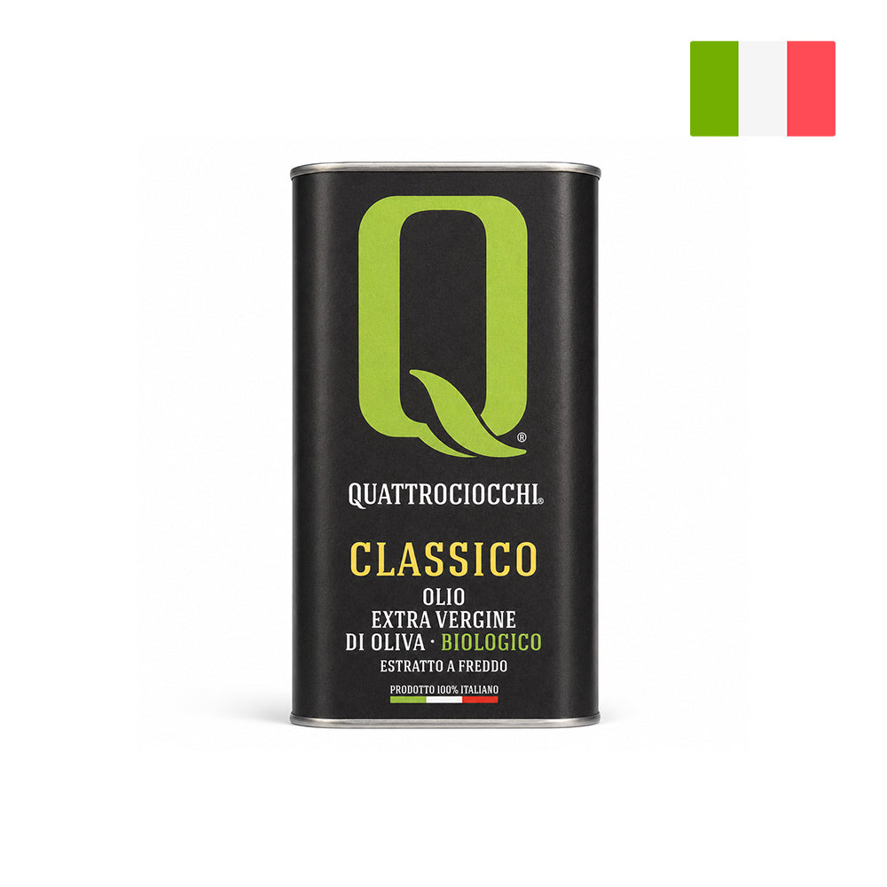 Quattrociocchi Classico Organic Extra Virgin Olive Oil (1L CAN) - Moraiolo, Itrana, Leccino Blend