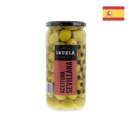 IRUELA - Manzanilla (Sevillana) Olives - Unpitted (720g)
