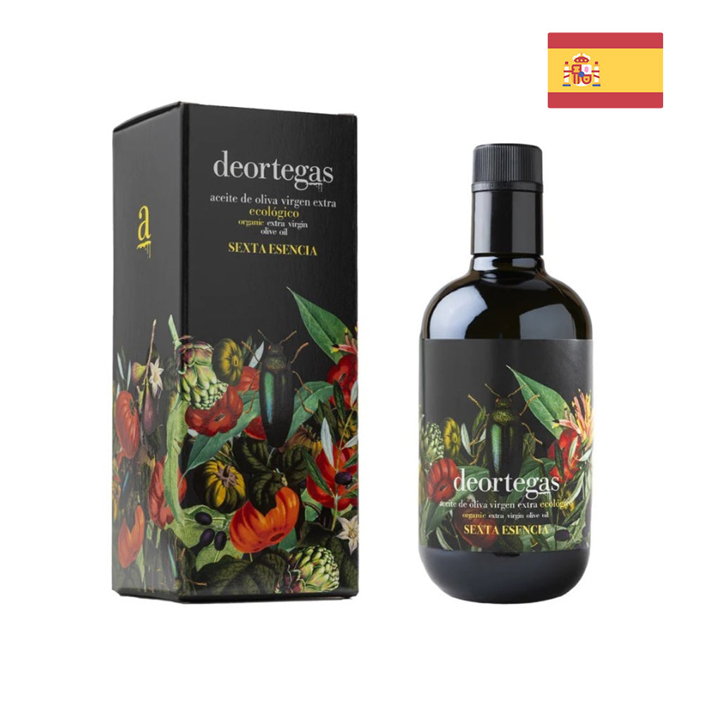 Deortegas Sexta Esencia Organic Extra Virgin Olive Oil (500 ml) - Picual, Cornicabra & Hojiblanca Blend