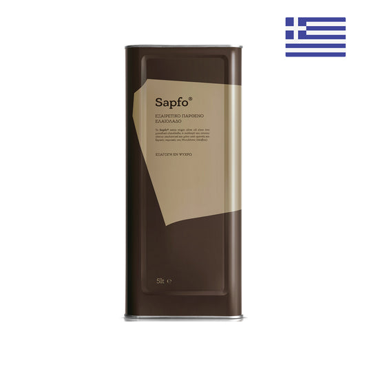 Papadellis Sapfo Extra Virgin Olive Oil (5L CAN) - Kolovi, Adramytini & Agriela Blend