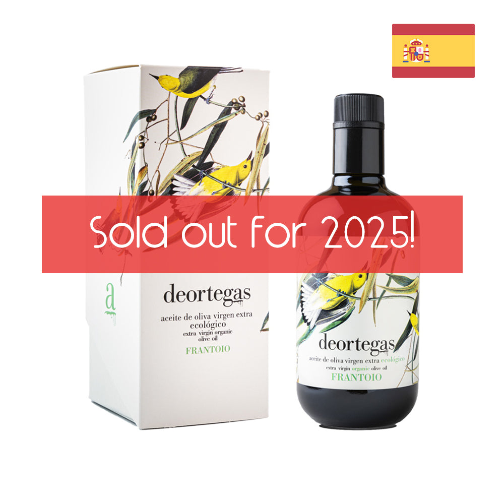 Deortegas Organic Extra Virgin Olive Oil (500 ml) - 100% Frantoio