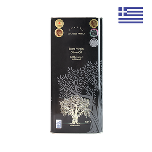 Voliotis Family Extra Virgin Olive Oil (5L CAN) - 100% Amfissas - Unfiltered