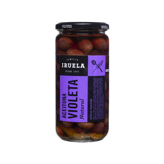 IRUELA - Violeta Olives 'Natural' - Unpitted (720g)