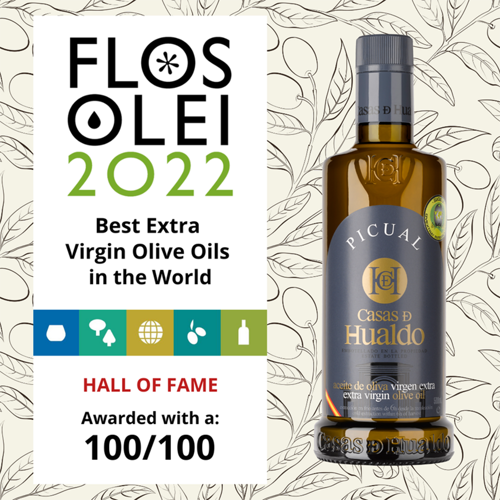 Casas de Hualdo Extra Virgin Olive Oil (500ml) - 100% Manzanilla