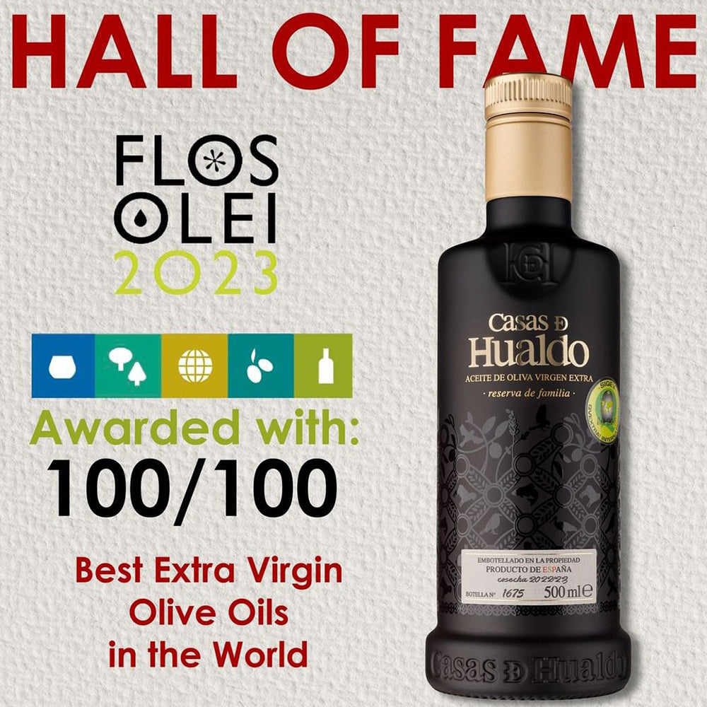 Casas de Hualdo Extra Virgin Olive Oil (500ml) - 100% Manzanilla