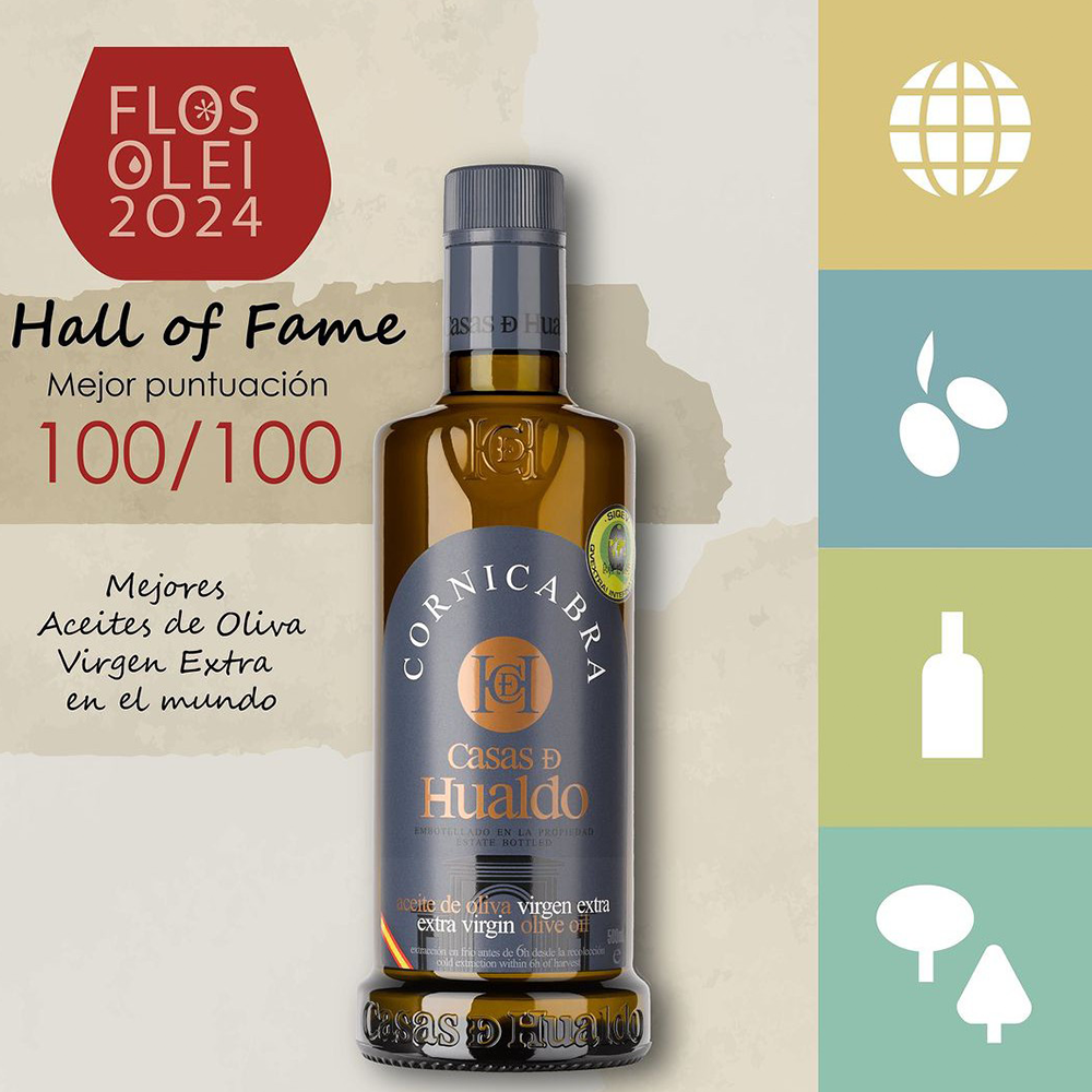 Casas de Hualdo Extra Virgin Olive Oil (500ml) - 100% Picual