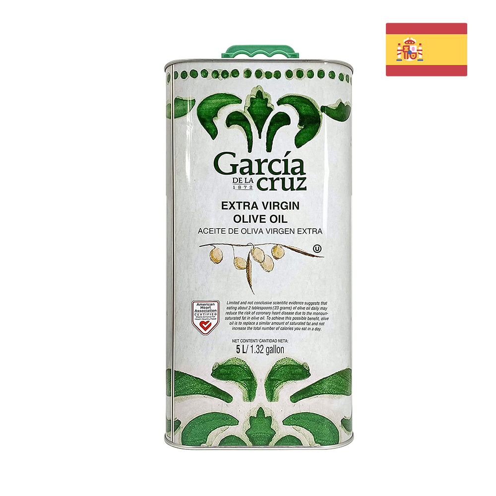 García de la Cruz Essential Extra Virgin Olive Oil (5L CAN) - Picual & Arbequina Blend