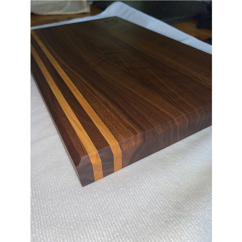 Armada Timberworks Walnut & Ash Face Grain Cutting Board