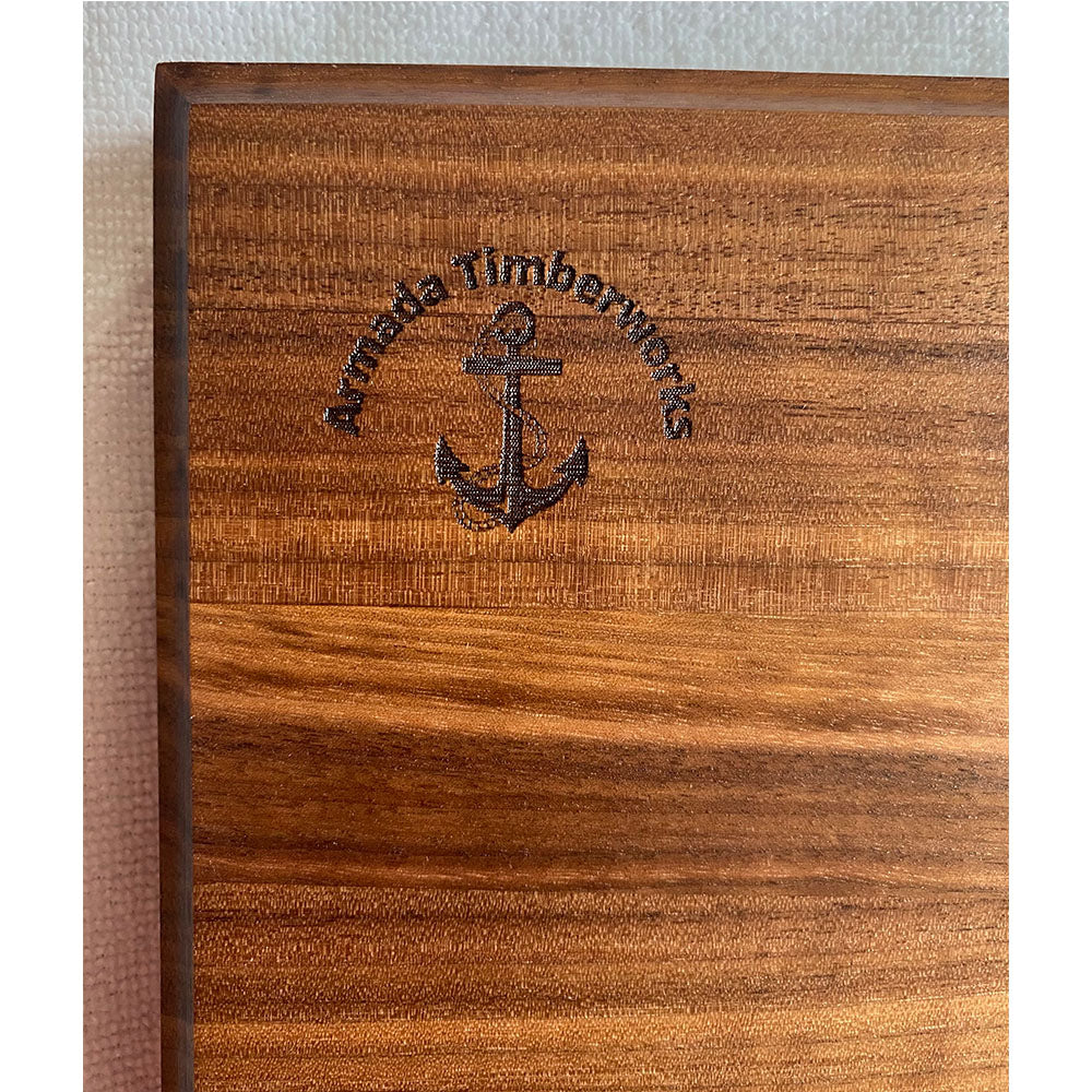 Armada Timberworks Walnut & Ash Face Grain Cutting Board