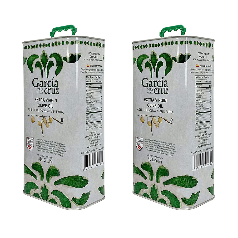 García de la Cruz Essential Extra Virgin Olive Oil (5L CAN) - Picual & Arbequina Blend